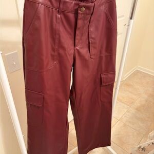 Wild Fable Burgundy Straight Leg Jeans